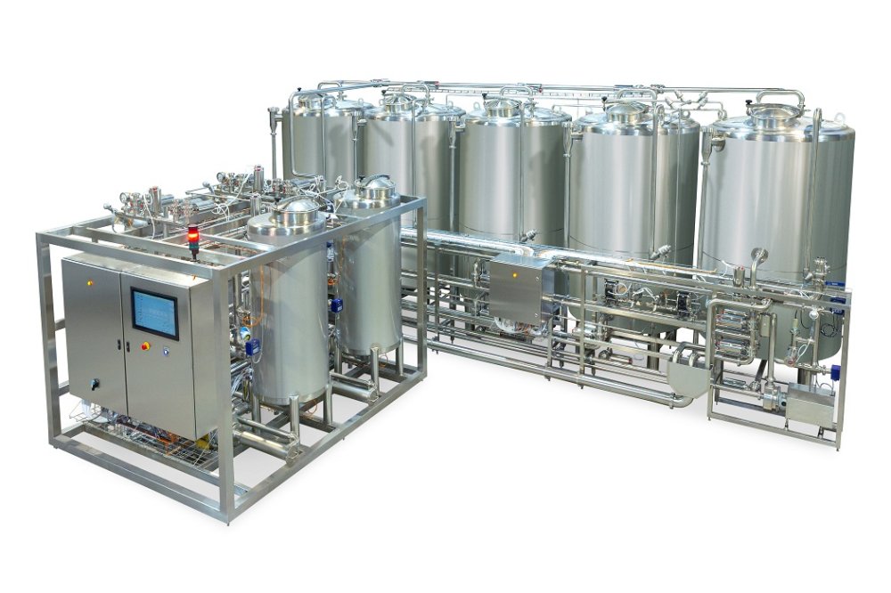 Установка CIP-мойки 2 контура