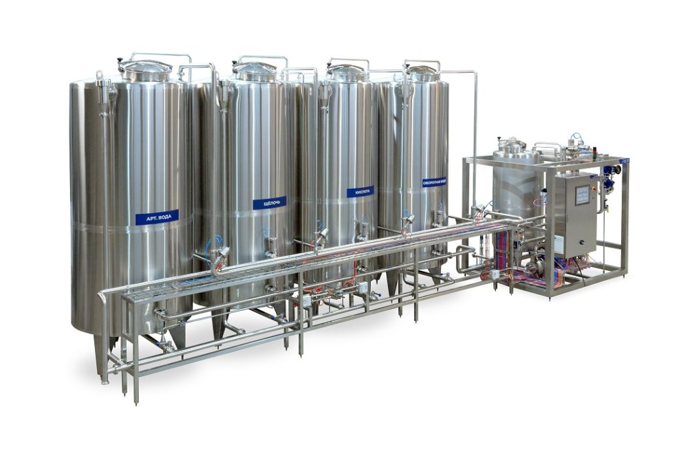 Установка CIP-мойки 1 контур