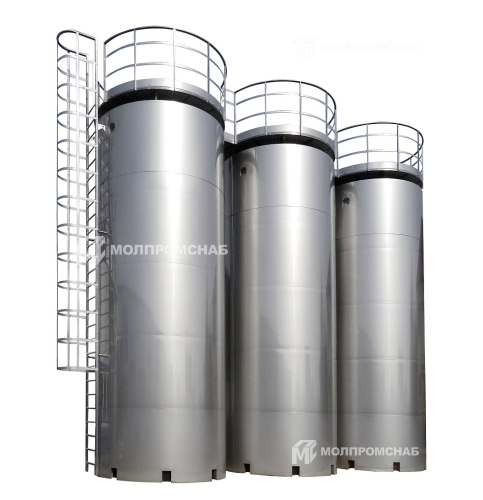 Емкости хранения на фундаменте