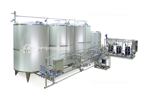 Установка CIP-мойки 3 контура